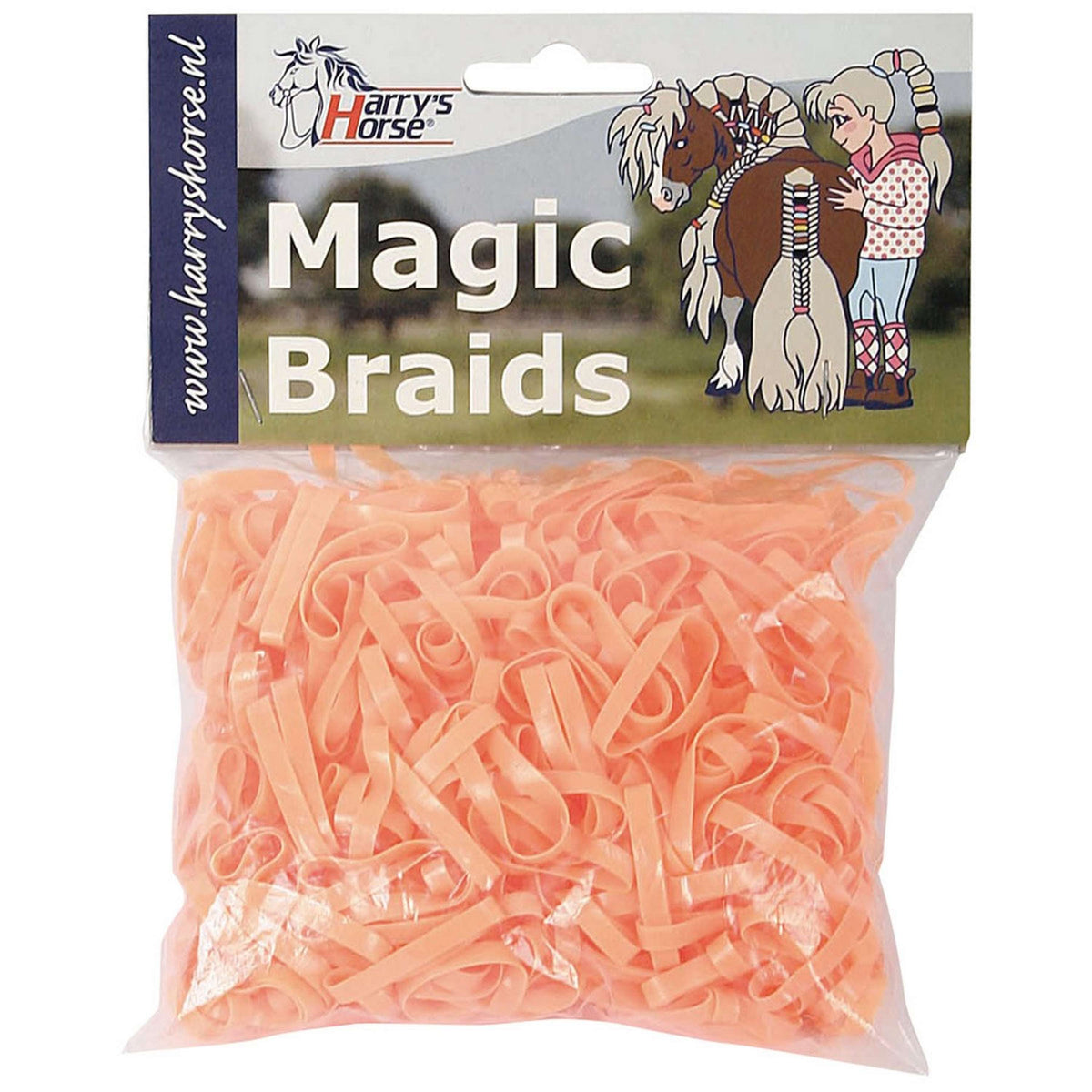 Harry's Horse Petits Élastiques Magic Braids Petite Poche Orange