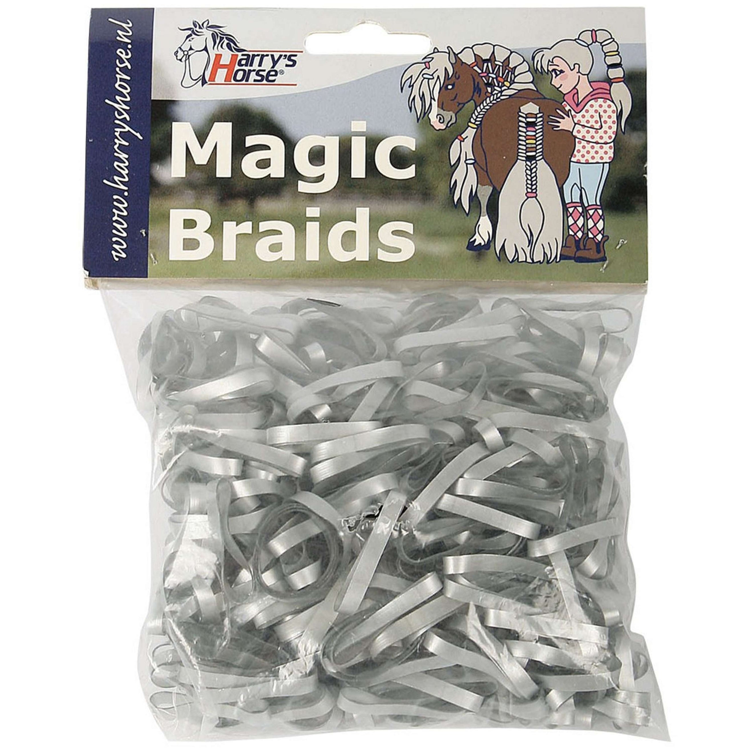 Harry's Horse Petits Élastiques Magic Braids Petite Poche Argent