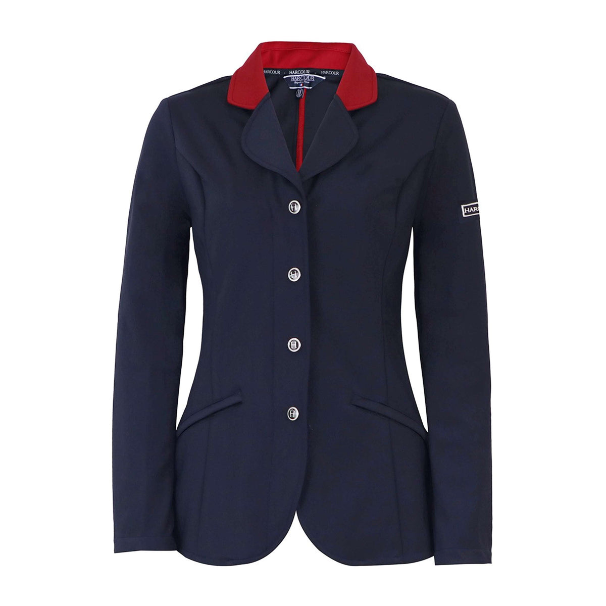 Harcour Veste de Concours Frenchteam Femme Marin