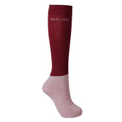 Harcour Chaussettes d'Équitation Vaya 2 Paire Bordeaux