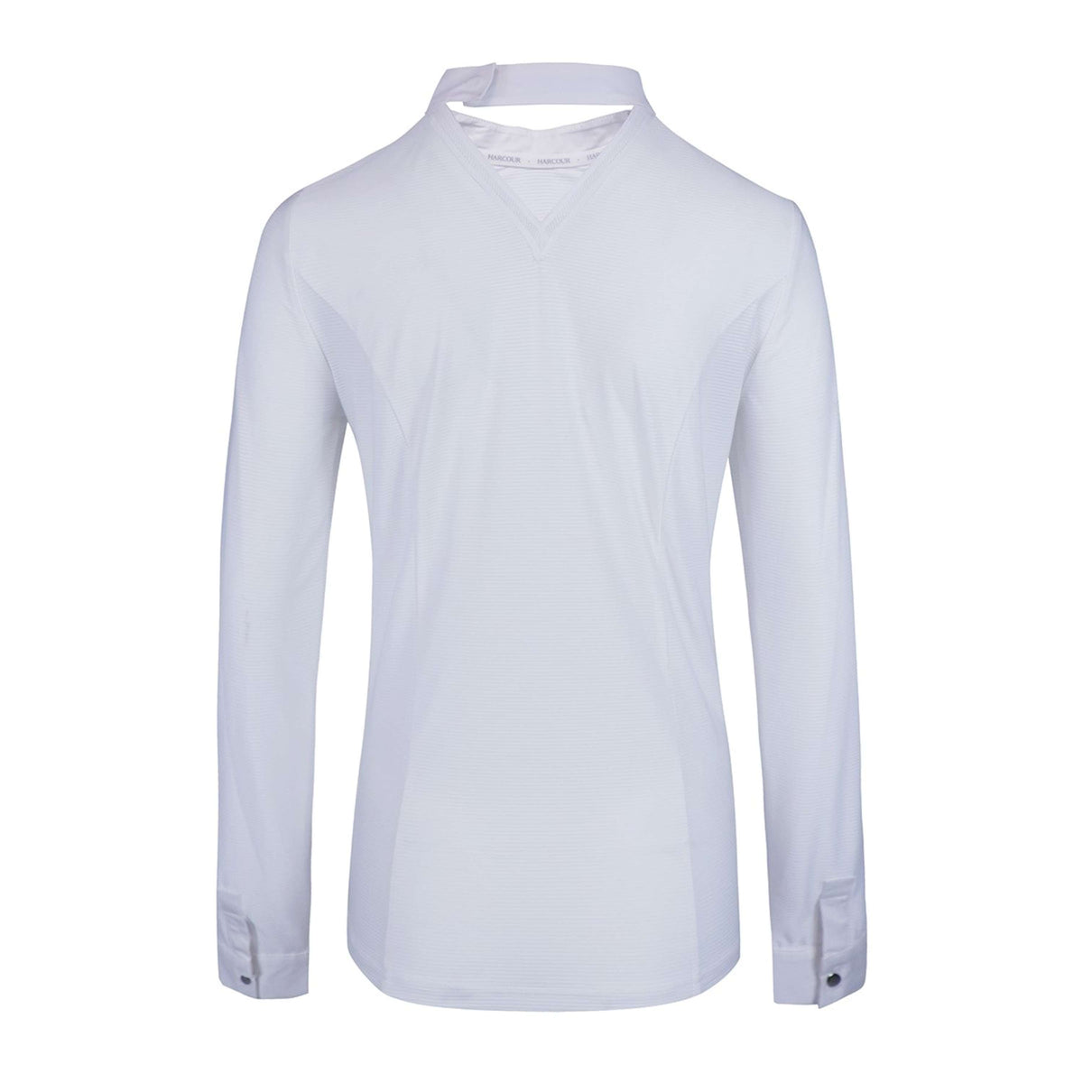 Harcour Polo Casall Manches Longues Dames Blanc