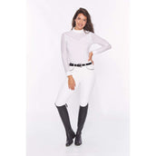 Harcour Polo Casall Manches Longues Dames Blanc