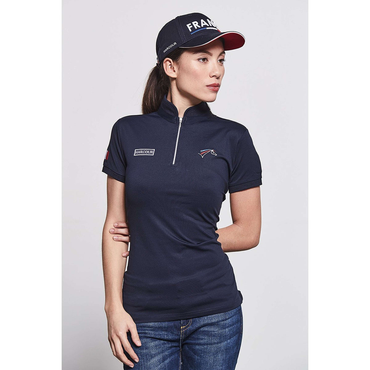 Harcour Polo Shivah Femme Marin