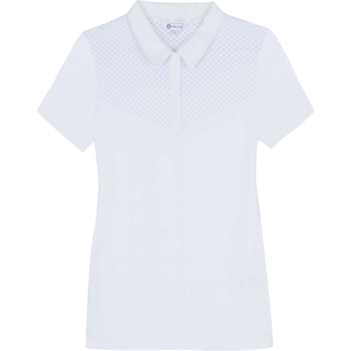 Harcour Polo Pastel Blanc
