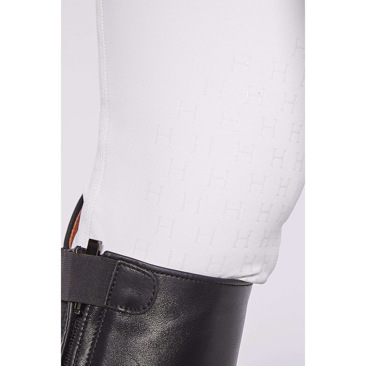 Harcour Pantalon d'Équitation Jaltika Fix System Blanc