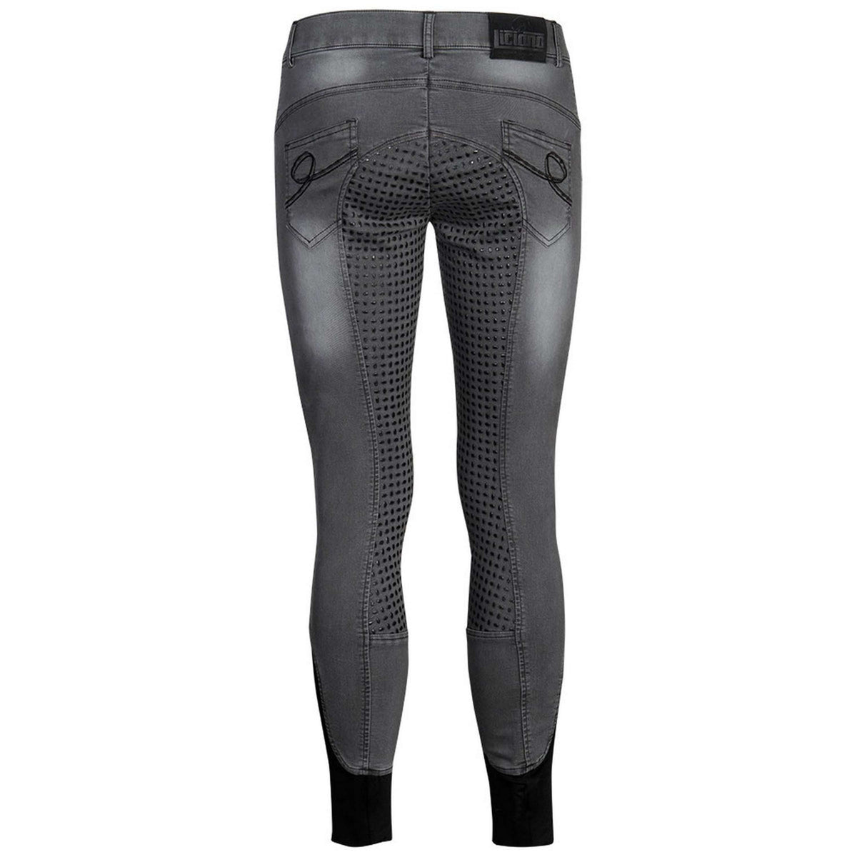 Harry's Horse Pantalon d'Équitation Liciano Denim Full Grip Noir