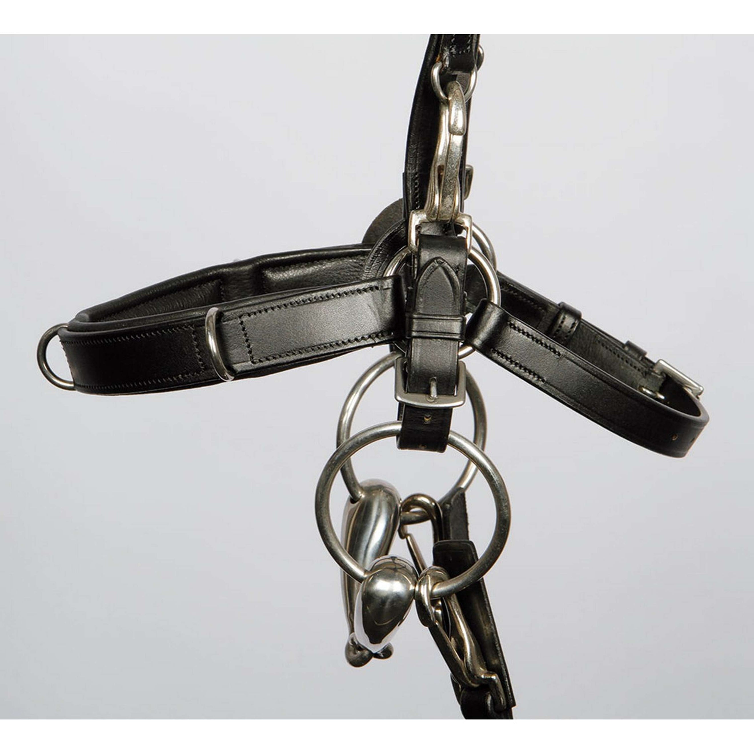 Harry's Horse Bridon Caveçon Cuir Noir Harry's Horse Bridon Caveçon Cuir Noir