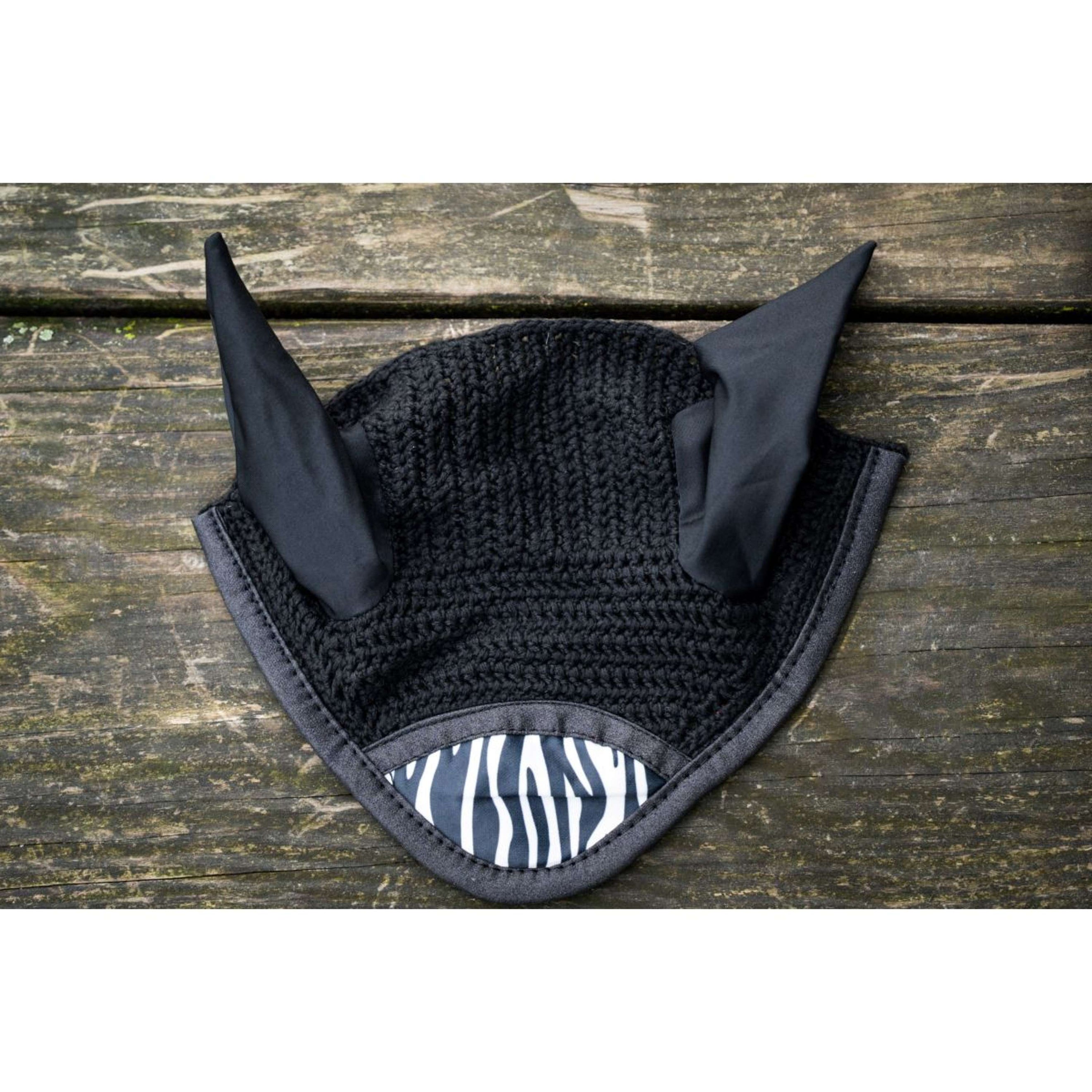 HB Bonnet Anti-Mouches Zebra Noir/Blanc HB Bonnet Anti-Mouches Zebra Noir/Blanc