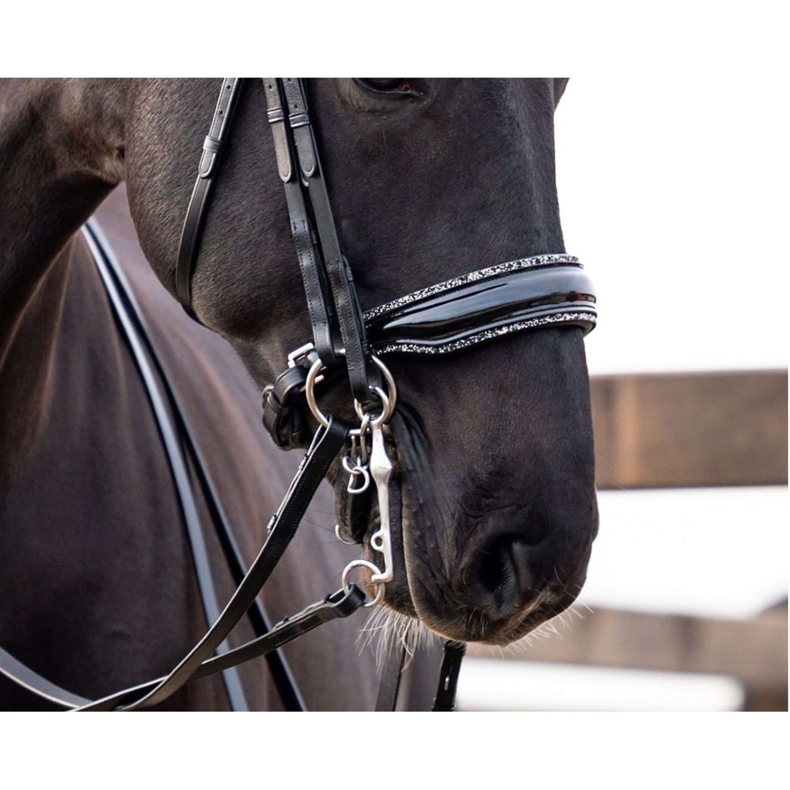 HB Showtime Muserolle Rocky Glitter Anatomique Noir HB Showtime Muserolle Rocky Glitter Anatomique Noir