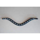 HB Showtime Frontal Rocky Glitter Noir/Marine Briller