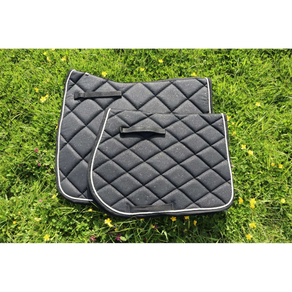 HB Tapis de Selle Sparkling Glitter Sauter Noir