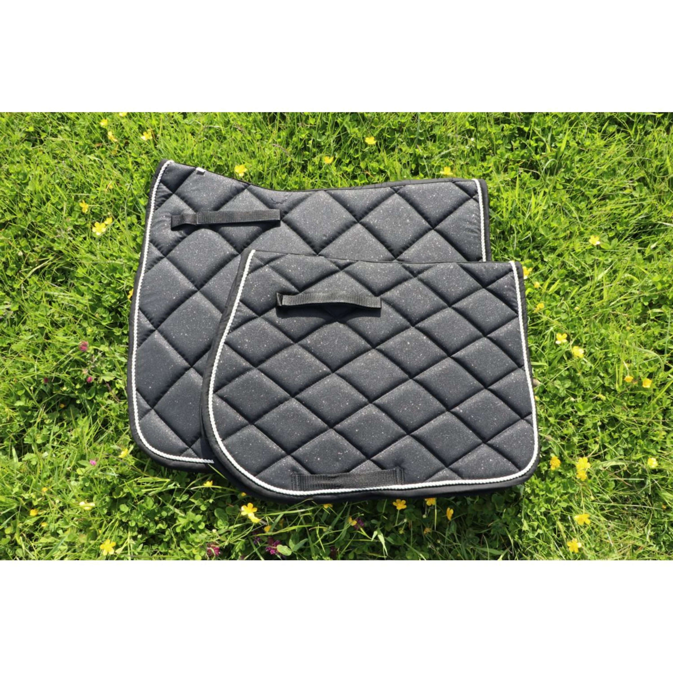 HB Tapis de Selle Sparkling Glitter Sauter Noir