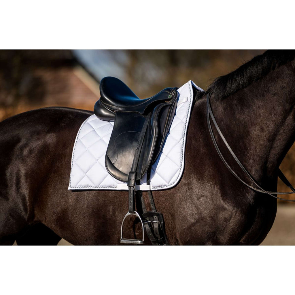 HB Tapis de Selle Crown Dressuur Blanc