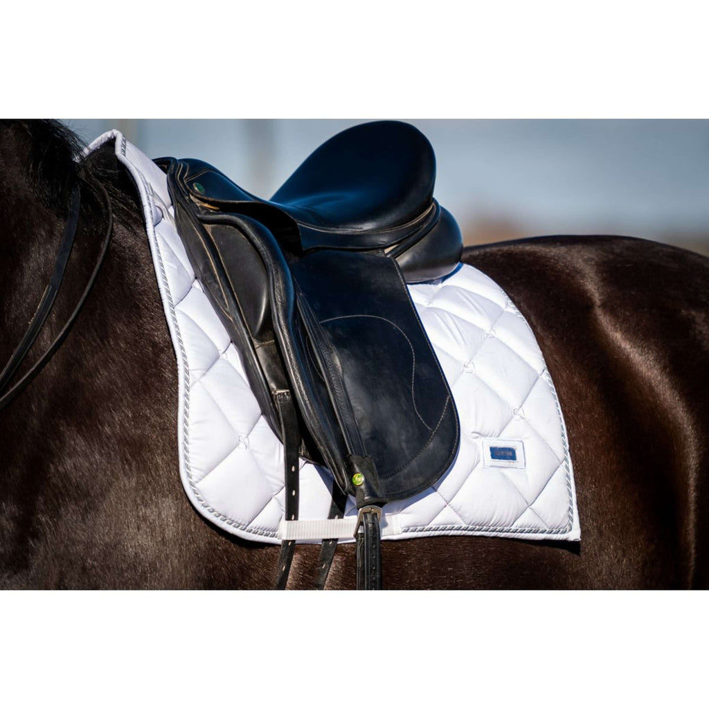 HB Tapis de Selle Crown Dressuur Blanc