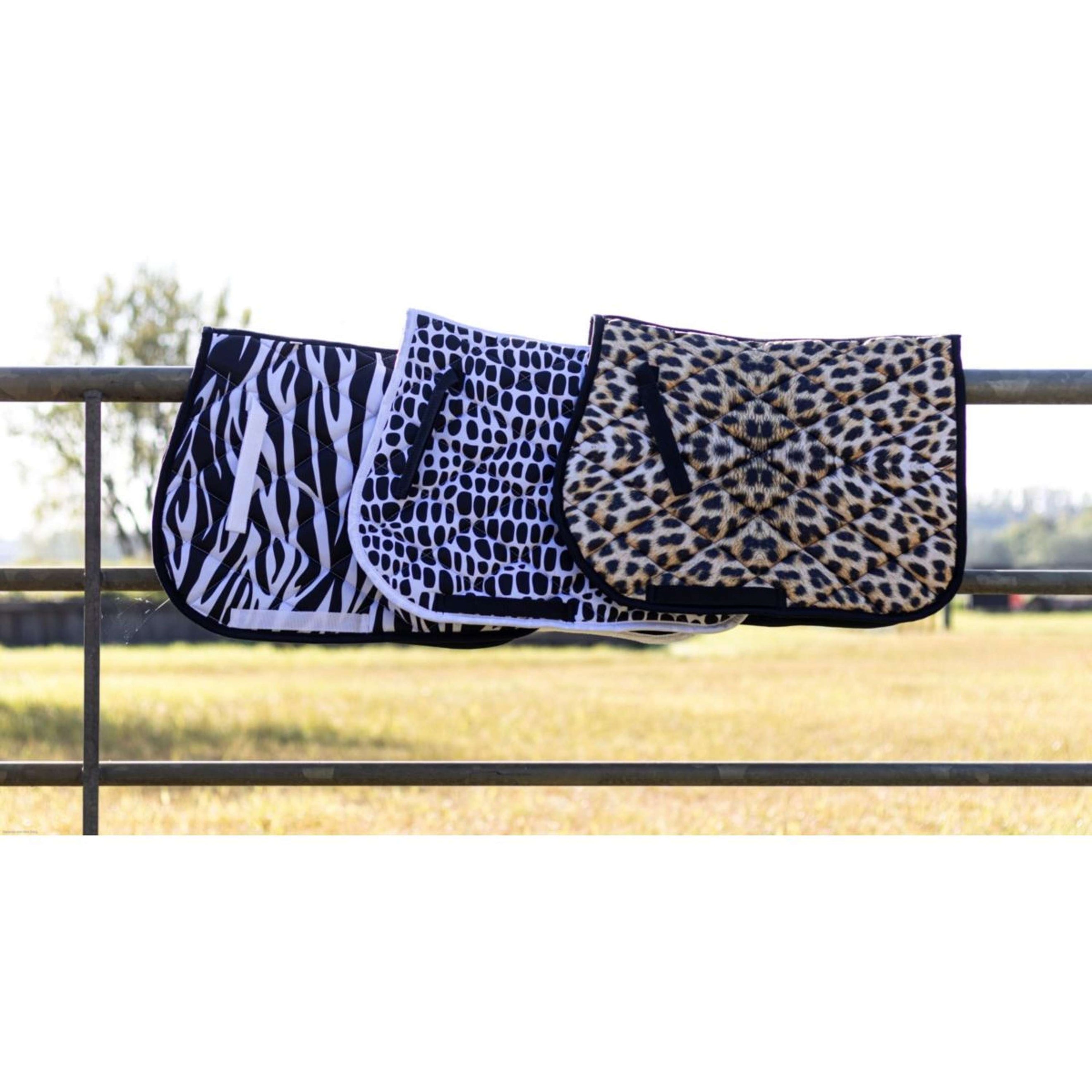 HB Tapis de Selle Animal Print Shetland Léopard HB Tapis de Selle Animal Print Shetland Léopard