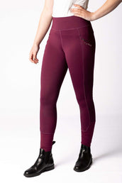 Harry's Horse Legging d'Équitation Avatar Full Grip Bordeaux