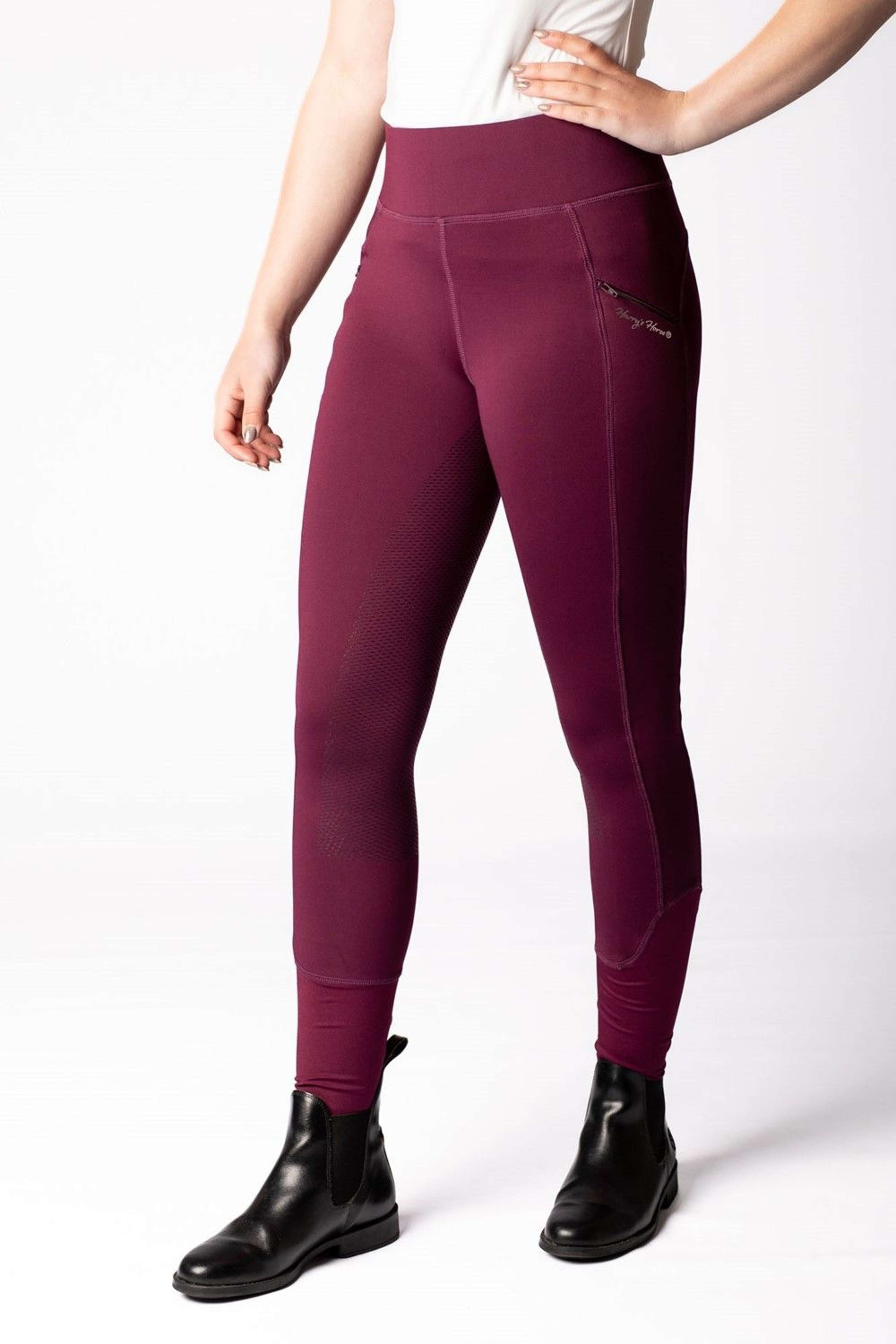 Harry's Horse Legging d'Équitation Avatar Full Grip Bordeaux
