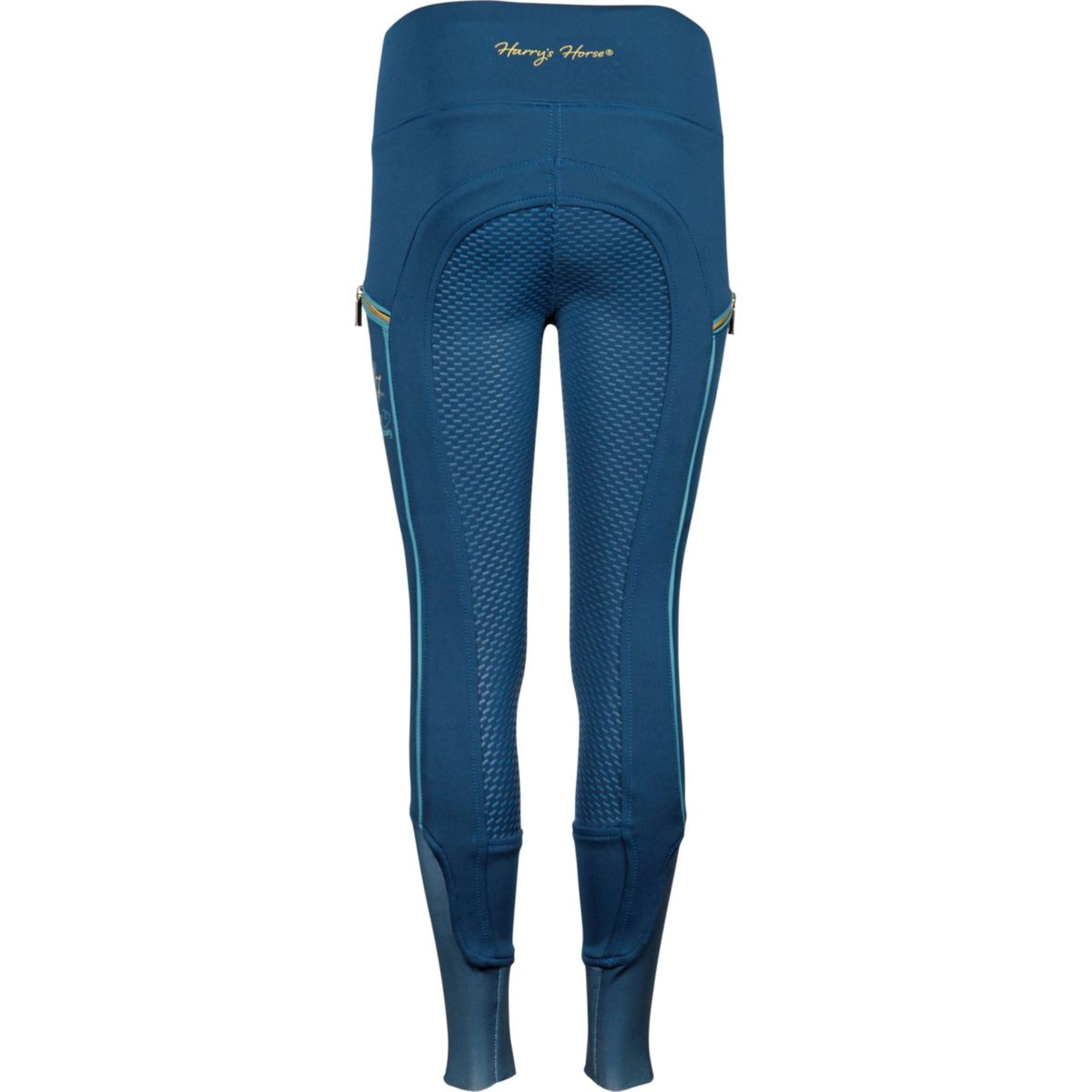 Harry's Horse Pantalon d'Équitation Diva Sea Breeze Full Grip Legion Blue