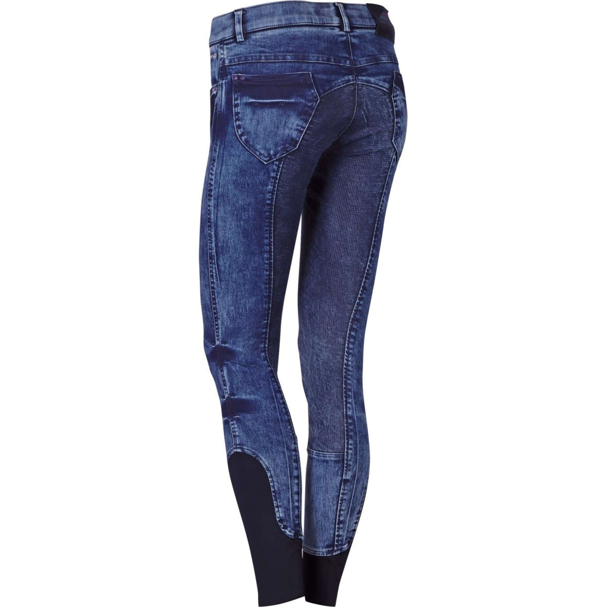 Harry's Horse Pantalon d'Équitation Just Ride Lavender Denim Full Grip Marin