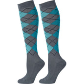 Harry's Horse Chaussettes Argyle Gris