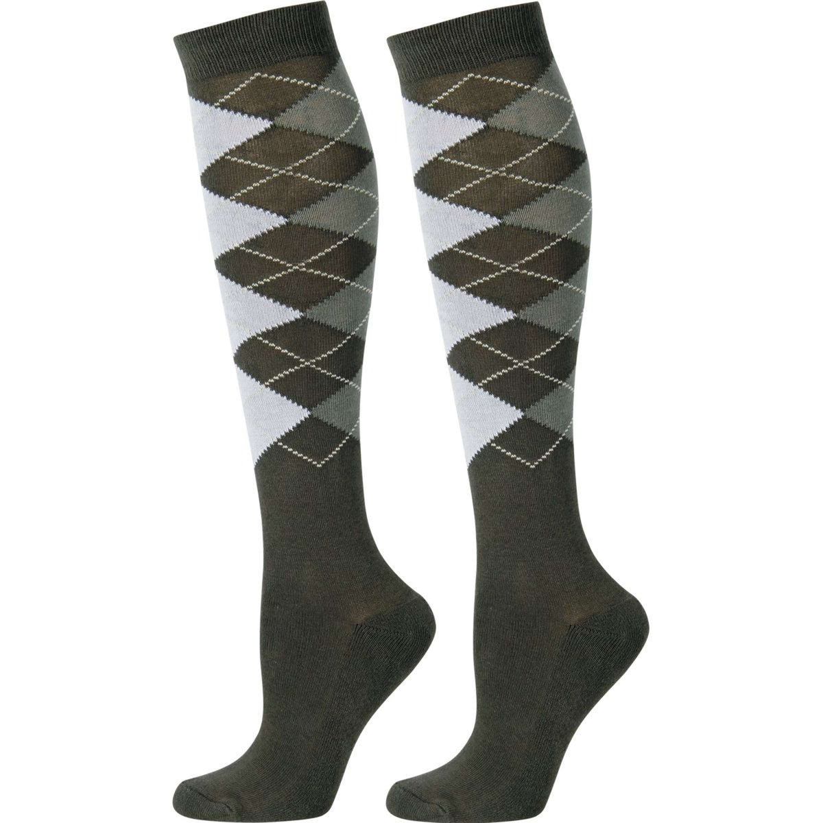 Harry's Horse Chaussettes Argyle Vert