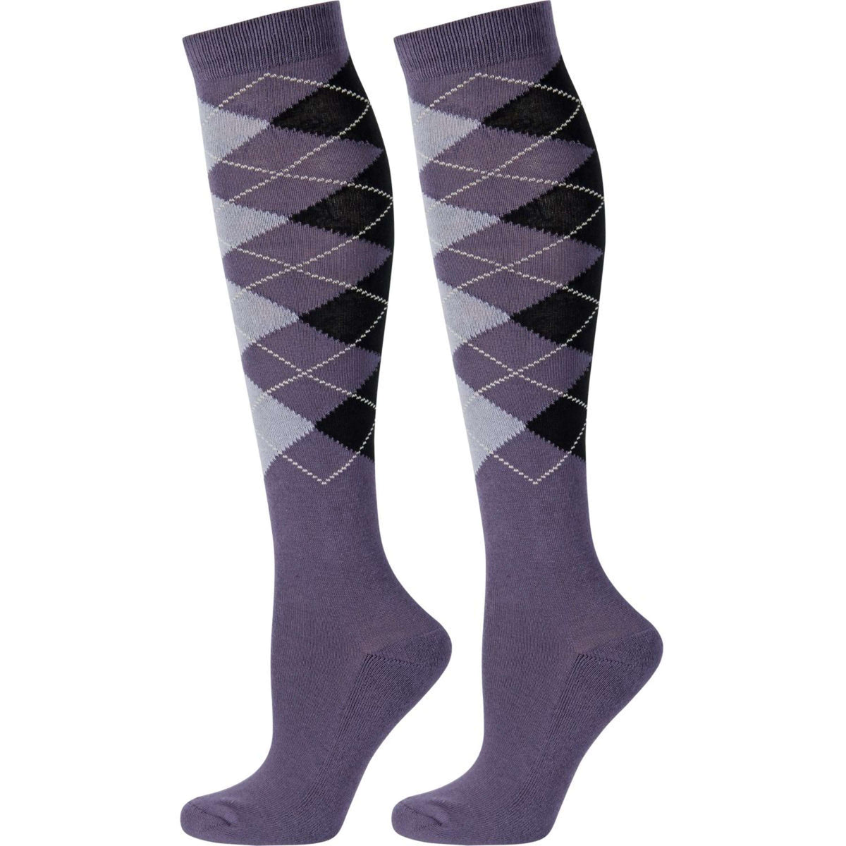 Harry's Horse Chaussettes Argyle Violet