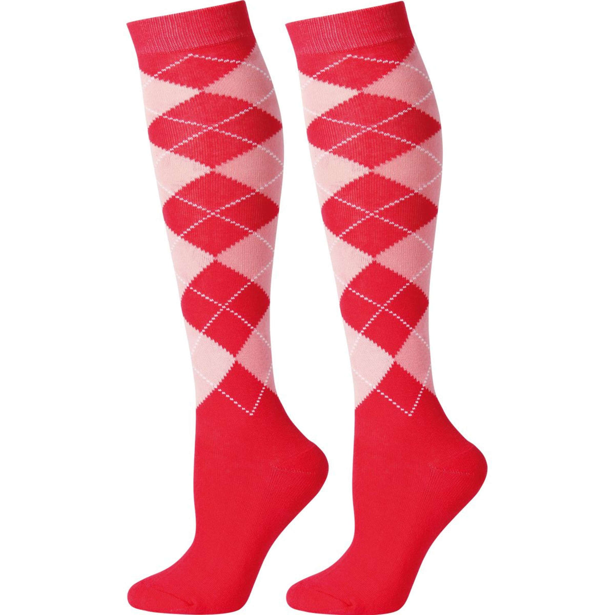 Harry's Horse Chaussettes Argyle Rose