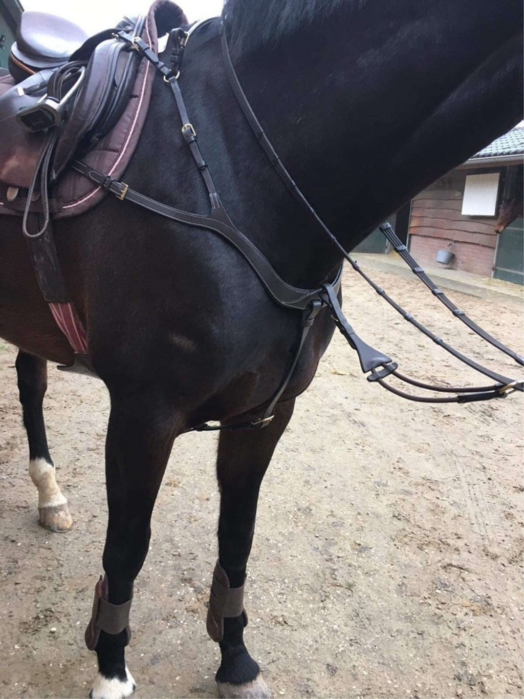 Harry's Horse Collier de Chasse Deluxe Marron