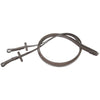 Harry's Horse Rênes Cuir Caoutchouc Doublé Marron