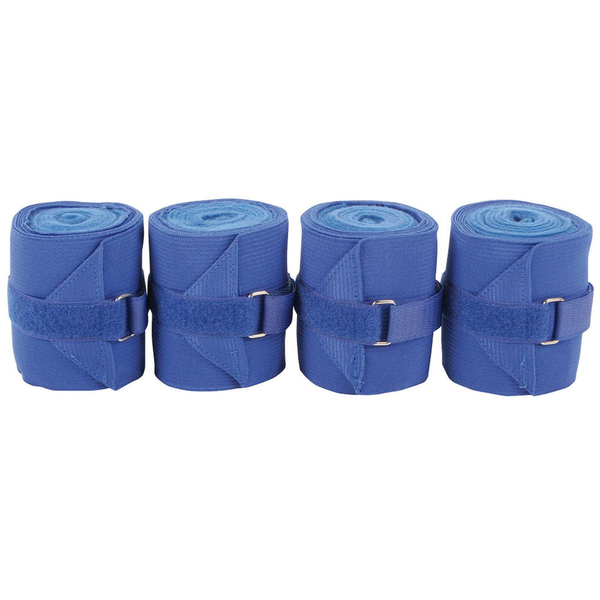 Harry's Horse Bandages Élastique avec Fleece Bleu cobalt