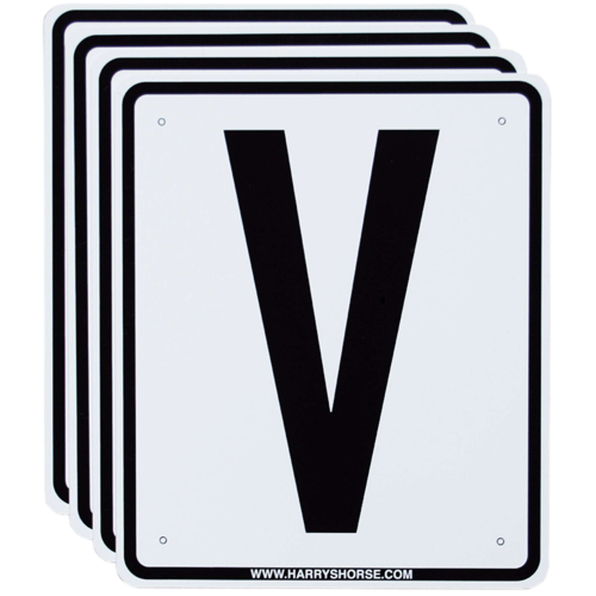 Harry's Horse Lettres pour Carrière Kit de compléments 20x60 Blanc