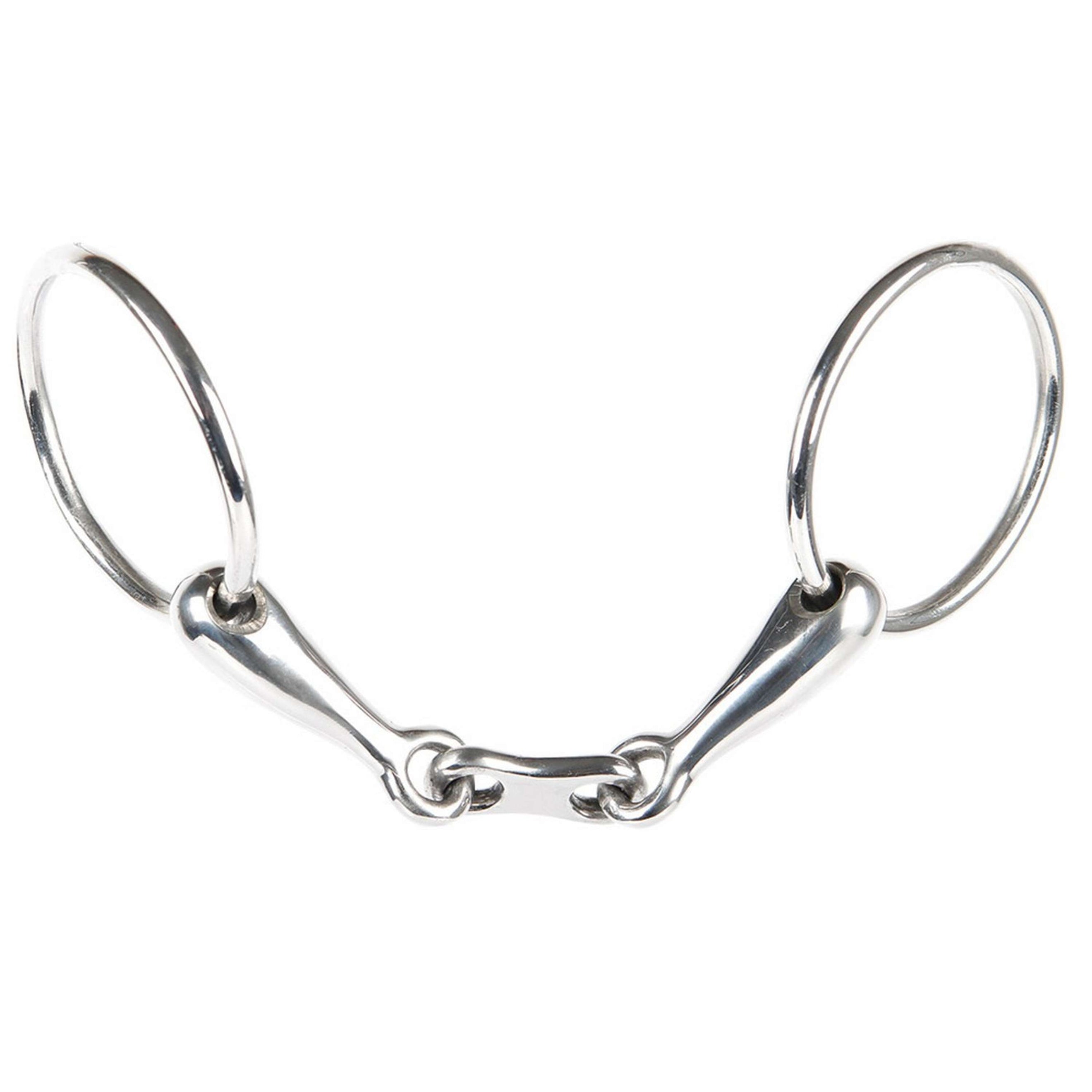 Harry's Horse Mors de Filet Caoutchouc Double Brisure Flat Link 20mm Harry's Horse Mors de Filet Caoutchouc Double Brisure Flat Link 20mm