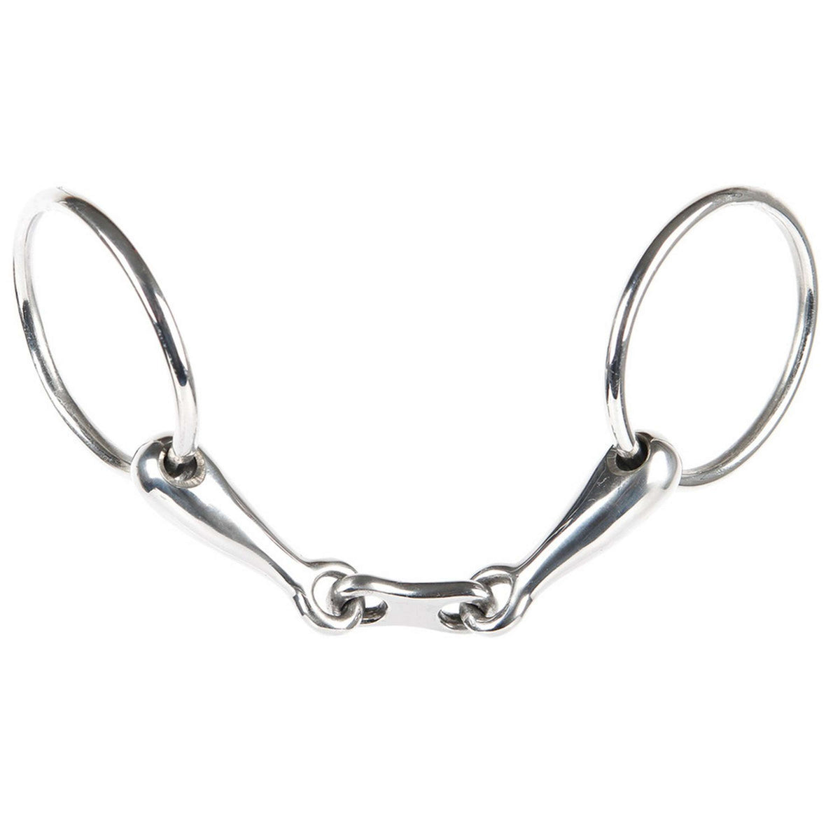 Harry's Horse Mors de Filet Caoutchouc Double Brisure Flat Link 20mm