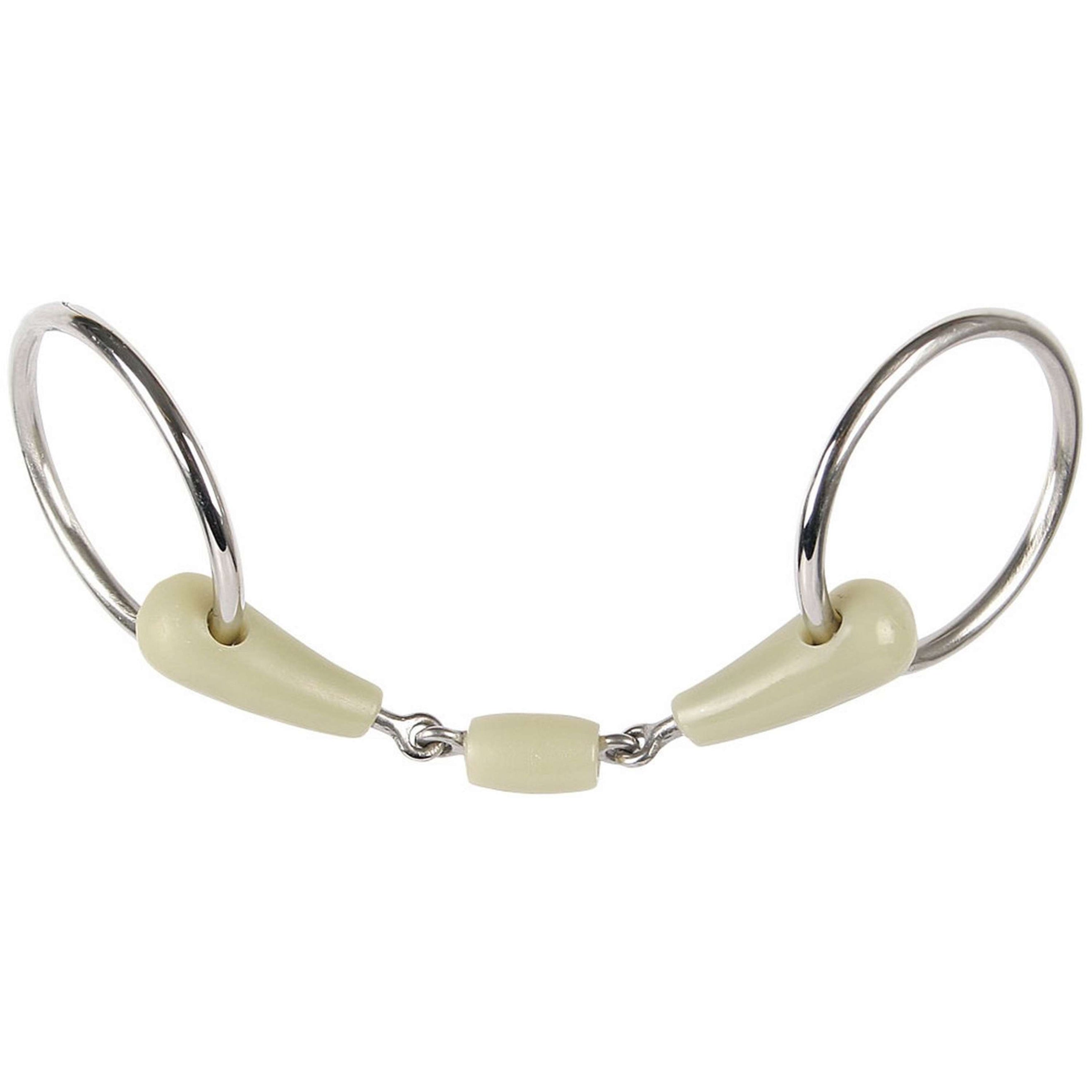 Harry's Horse Mors de Filet Caoutchouc Double Brisure Apple Harry's Horse Mors de Filet Caoutchouc Double Brisure Apple