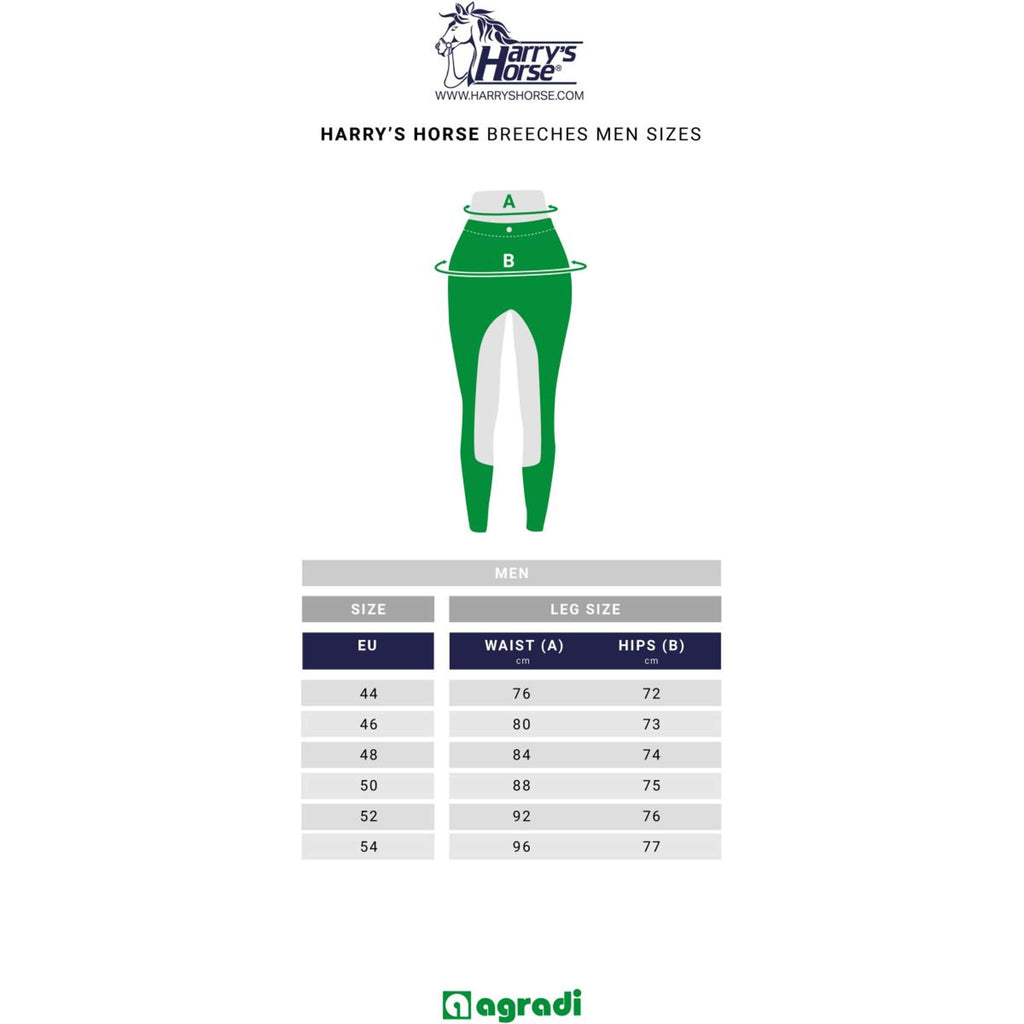Harry's Horse Pantalon d'Équitation Liciano Messieurs Grip Blanc