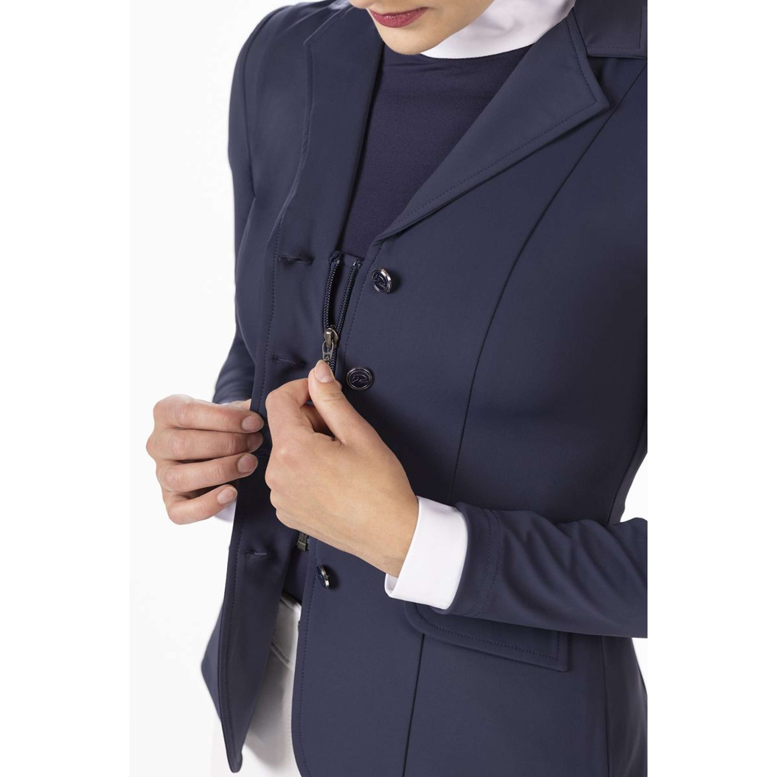 HKM Petite Veste de Concours Luisa Bleu Foncé HKM Petite Veste de Concours Luisa Bleu Foncé