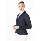 HKM Petite Veste de Concours Mesh Linda Bleu Foncé