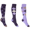 HKM Chaussettes d'Équitation Cardiff Jeu de 3