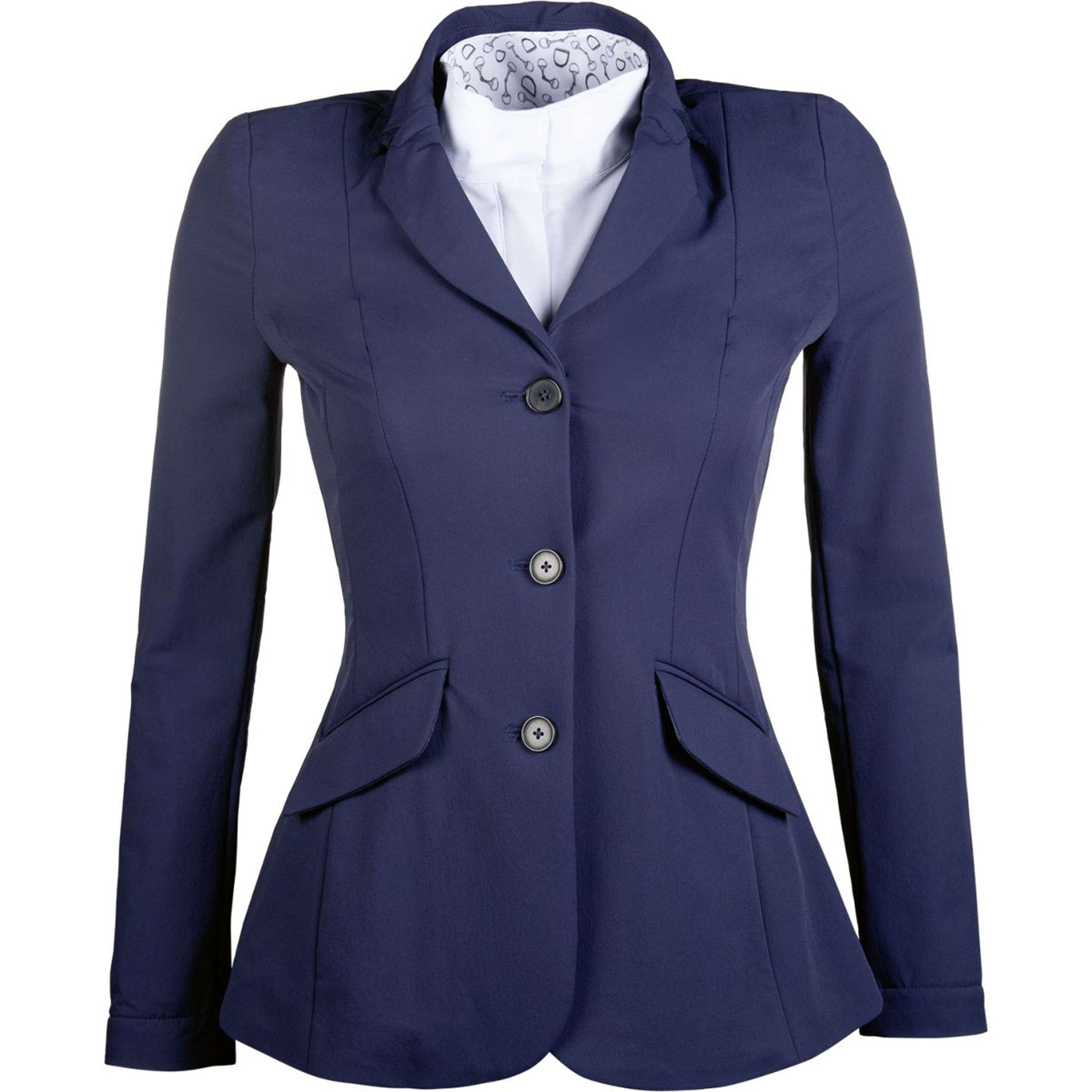 HKM Veste de Concours Hunter Femme Bleu Foncé