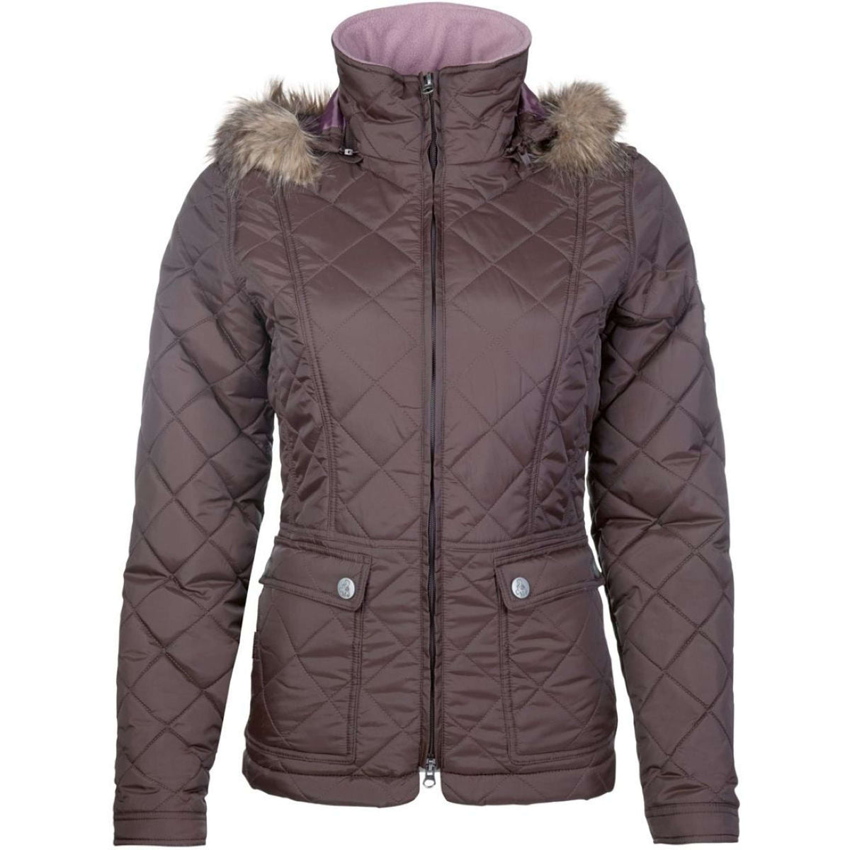 HKM Veste Velluto Duvet Marron