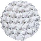 HKM Filet à Cheveux avec Strass Blanc