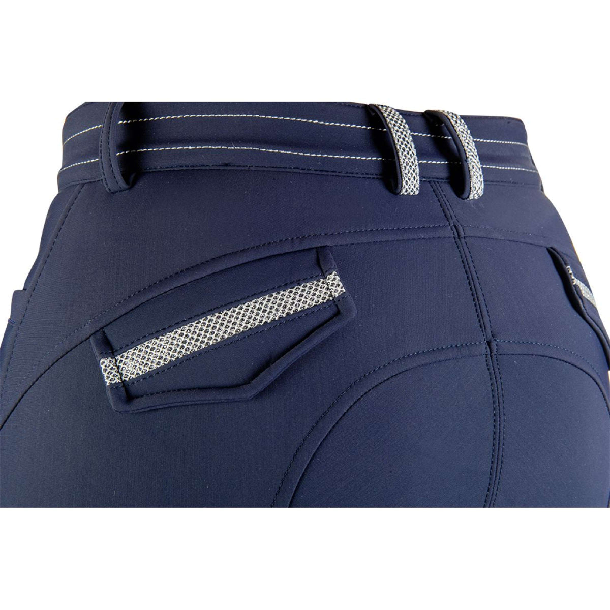 HKM Pantalon d'Équitation Elegance Softshell Bleu Foncé