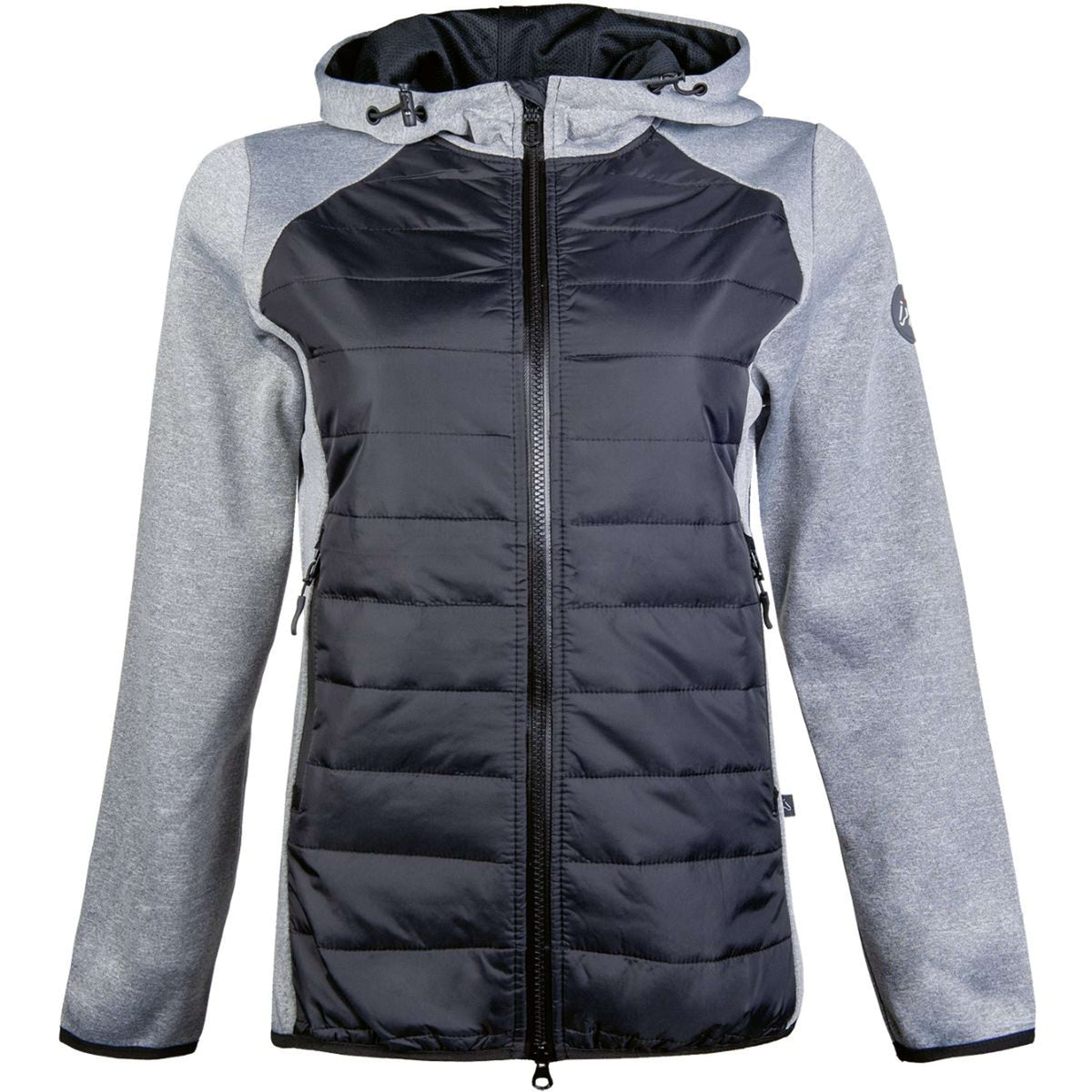 HKM Blouson de Sport Style Gris Foncé/Noir/Noir