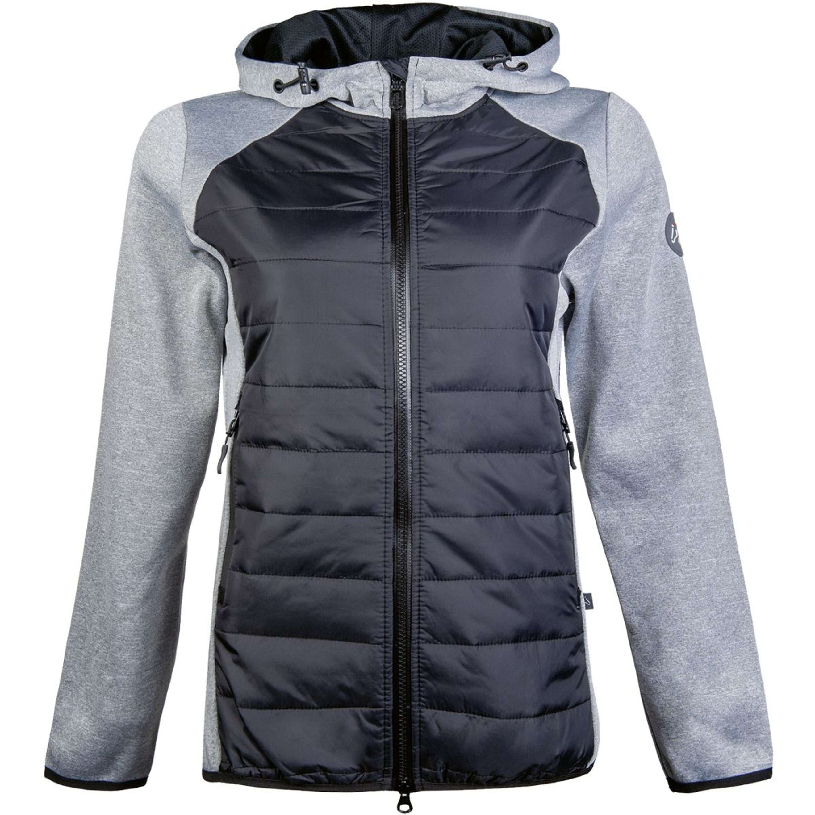 HKM Blouson de Sport Style Gris Foncé/Noir/Noir HKM Blouson de Sport Style Gris Foncé/Noir/Noir