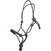 HKM Licol en Corde Strass Deko Gris foncé/Vigne