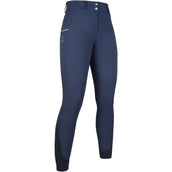 HKM Pantalon d'Équitation Comfort Flo Prise de Genou Bleu Foncé