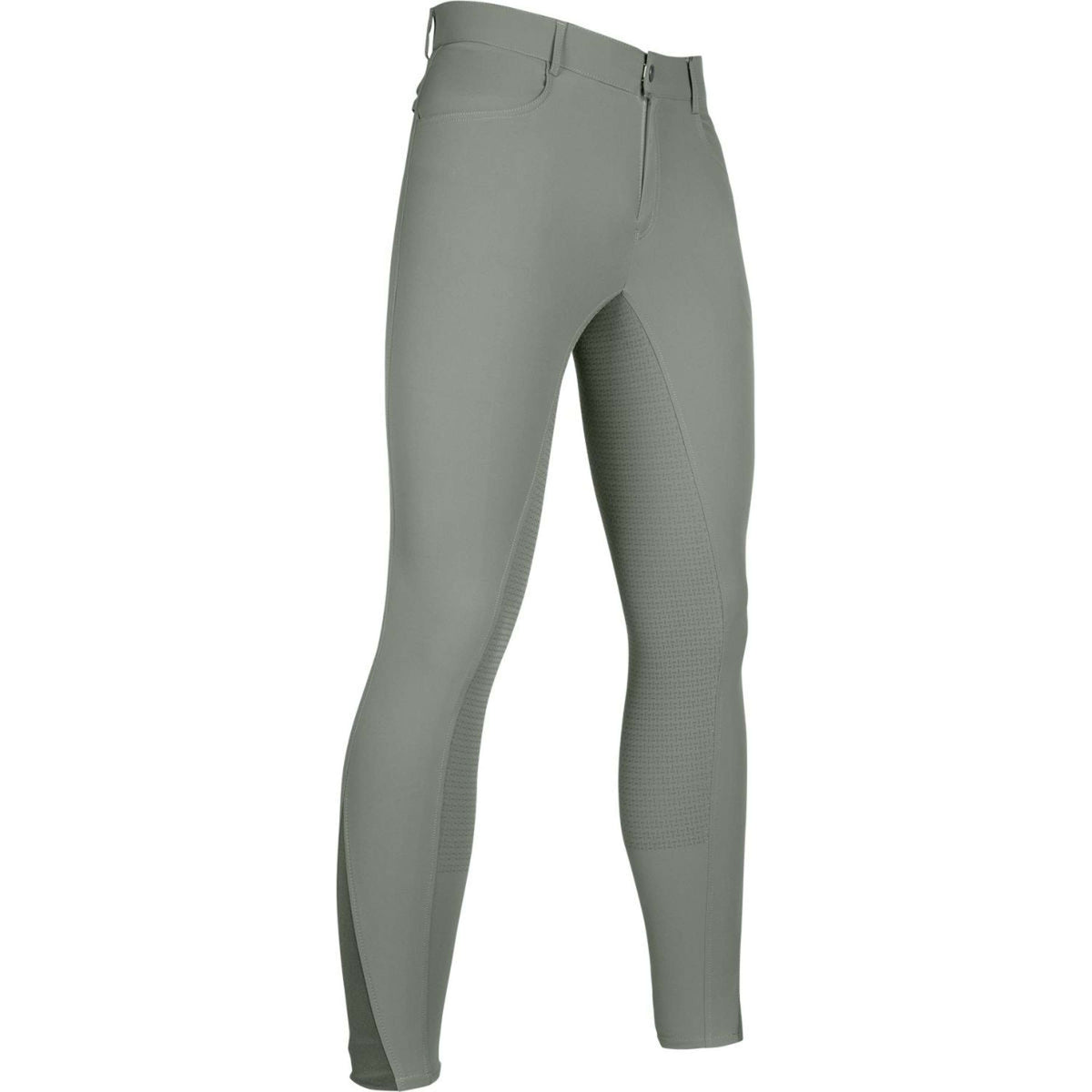 HKM Pantalon d'Équitation Sportive Siège en Silicone Homme Olive