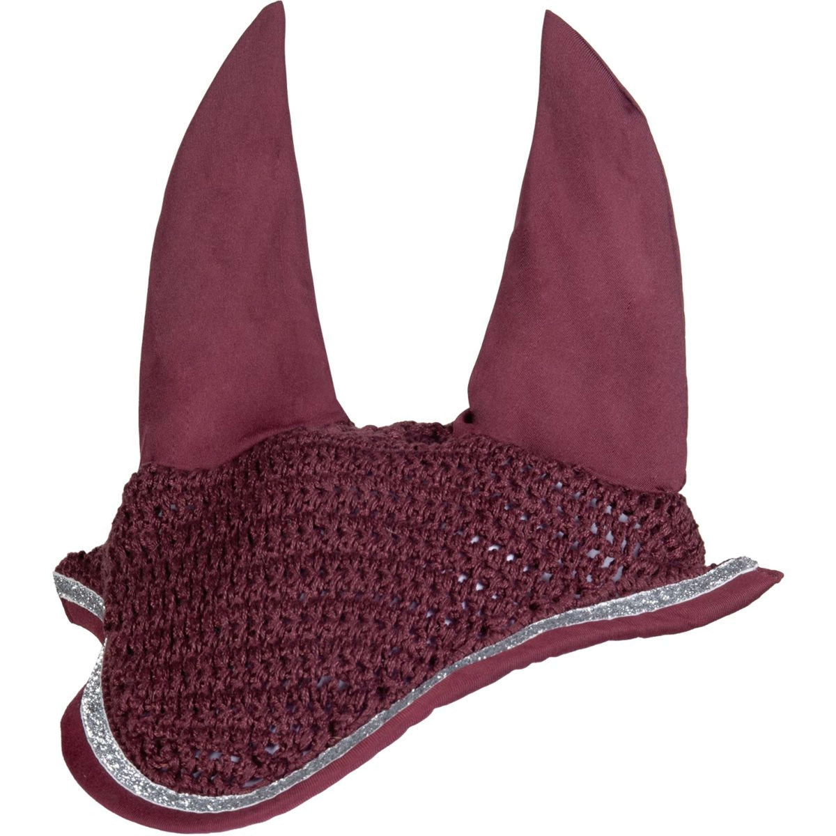 HKM Bonnet Anti-Mouches Romy Vin rouge