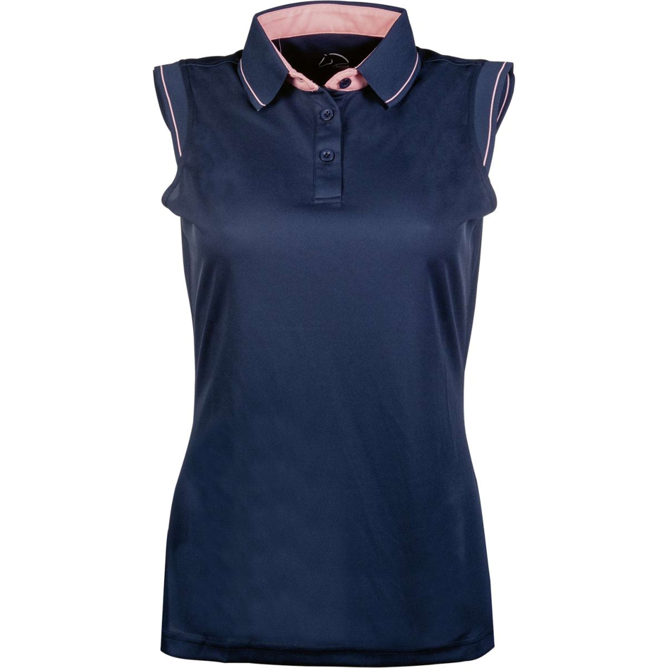 HKM Polo Classico Sans Manche Bleu Foncé