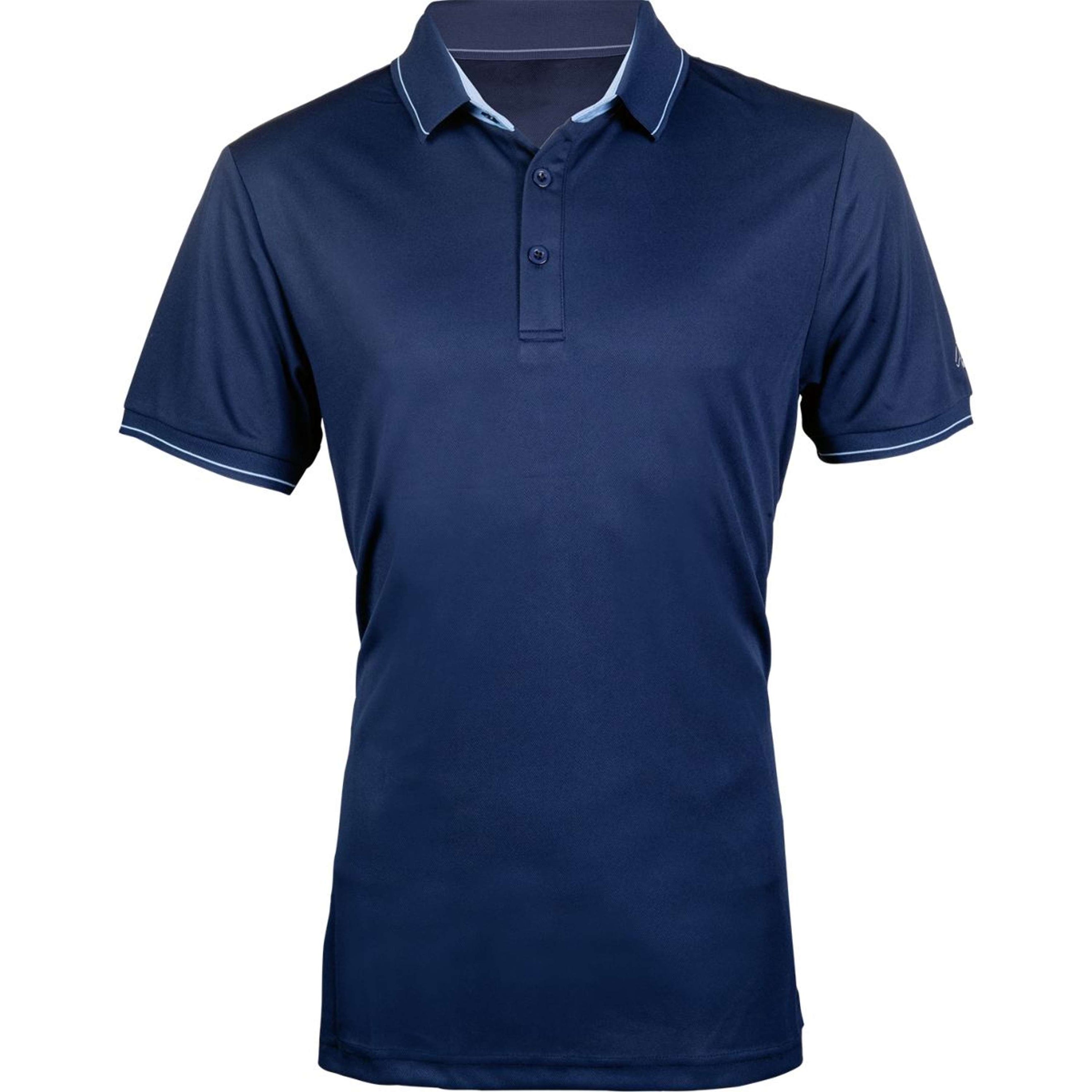HKM Polo Classico Hommes Bleu Foncé HKM Polo Classico Hommes Bleu Foncé